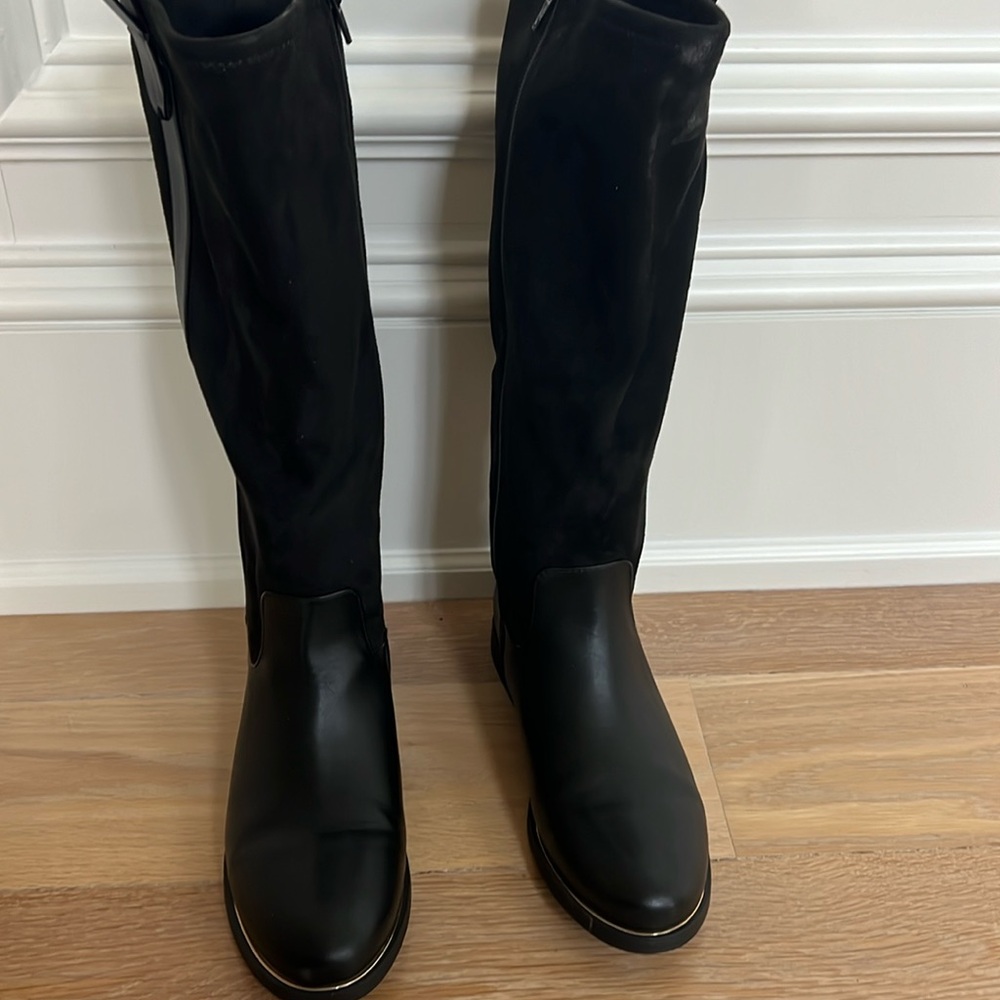 Zara Girls Tall boots with zipper